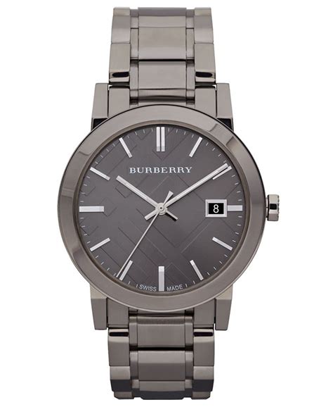 burberry watch bu9007|Burberry Watch, Men's Swiss Gunmetal Ion Plated .